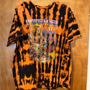 WWE WrestleMania Tie Dye Graphic Tee – Size XL
